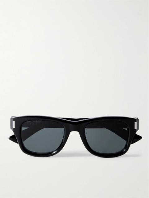 SAINT LAURENT Square-Frame Acetate Sunglasses Black