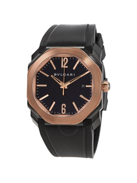 Pre-owned Bvlgari Octo L'Originale Automatic Black Dial Men's Watch 102485