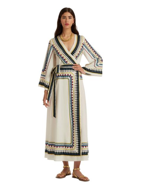 La DoubleJ La DoubleJ The Wrap Dress Doric Placée Cream at Nordstrom