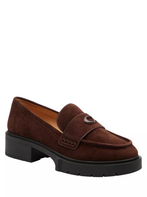 COACH Women's Leah Suede Loafers