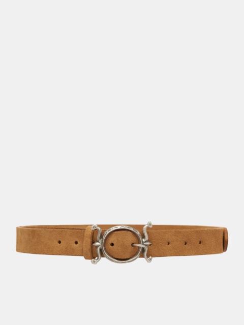Kapital Suede Neptune Buckle Belt
