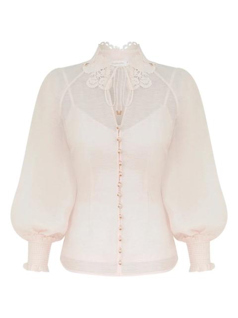 Zimmermann Rebellion Collared Blouse