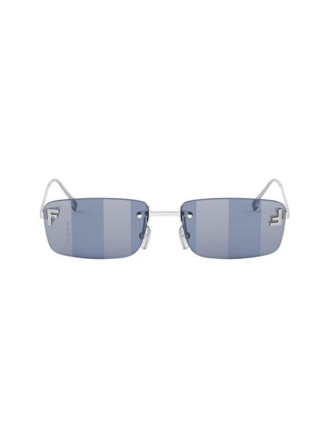 FENDI Fendi Fe4172us Fendi First Crystal 16x Argento Sunglasses