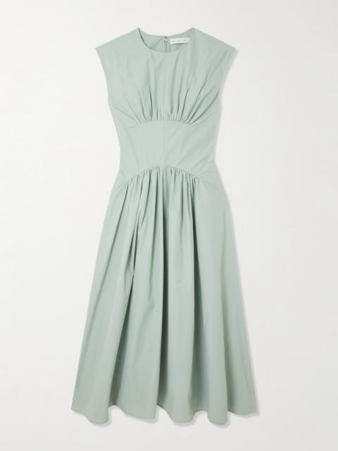 Proenza Schouler Nyssa Gathered Shell Midi Dress