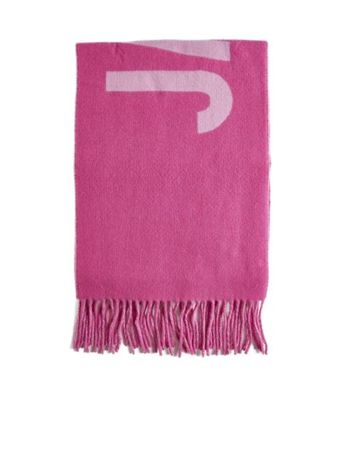 JACQUEMUS Jacquemus Women Pink Scarf With Logo