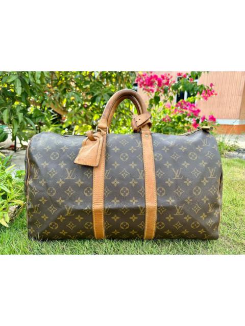 Louis Vuitton Authentic Vintage Louis Vuitton Keepall 45 Travel Bag