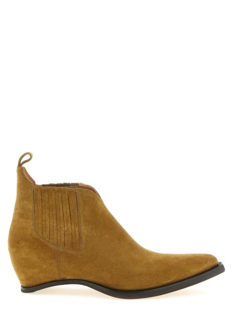 Maison Margiela Maison Margiela Men 'Western Chelsea Heel-Less' Ankle Boots