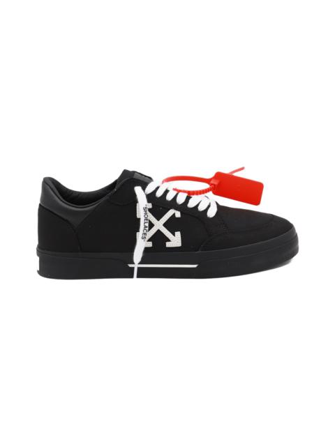 Off-White Black Cotton Sneakers