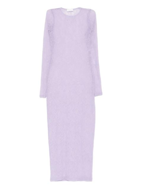 WARDROBE.NYC lace long-sleeve midi dress