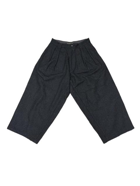 Yohji Yamamoto Ys Gabardine wide wool cropped pants
