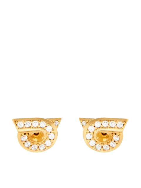 FERRAGAMO Ferragamo Women Gancini Earrings With Rhinestones