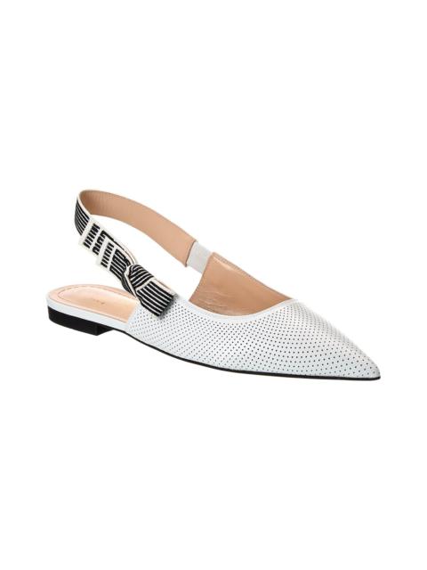 Dior Dior Toujours Leather Slingback Flat