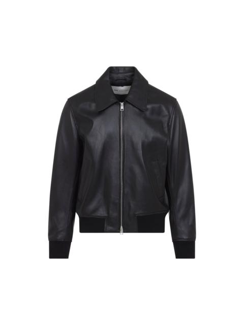 AMI Paris Ami Paris Zipped Leather Jacket Men