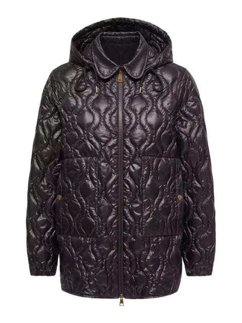 Moncler Moncler Women Midi Balette Down Jacket With Geometric Quilting