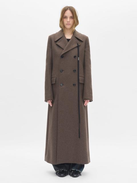 Ann Demeulemeester Agniet Long Fitted Double Breasted Coat