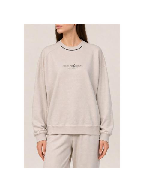 Brunello Cucinelli Brunello Cucinelli Womens Light Beige Cotton Sweatshirt