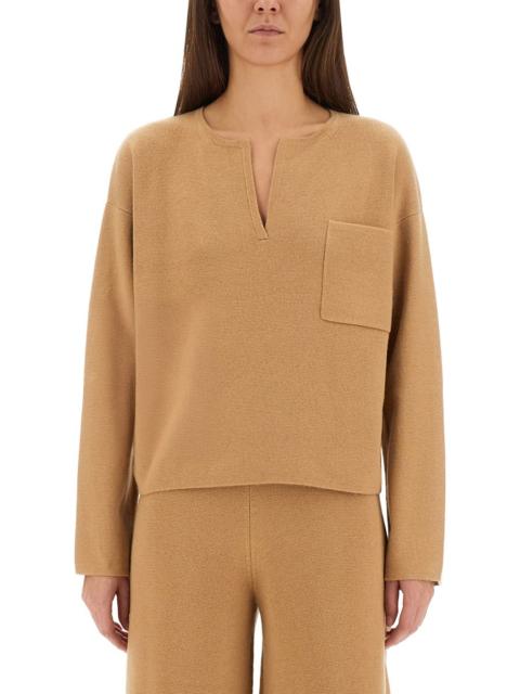 Max Mara WOOL ZIBELLO SWEATER