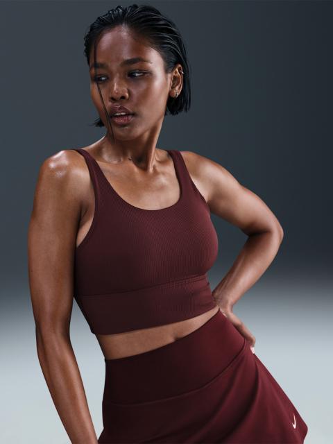 Nike Nike Zenvy Rib Women's Light-Support Padded Longline Sports Bra