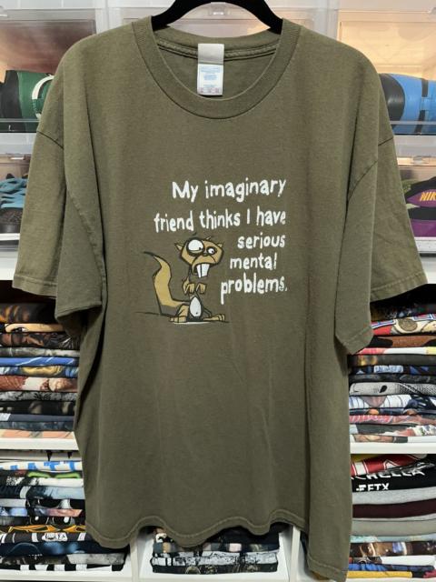 Other Designers Vintage Y2K My Imaginary Friend Funny Humor Tee XL