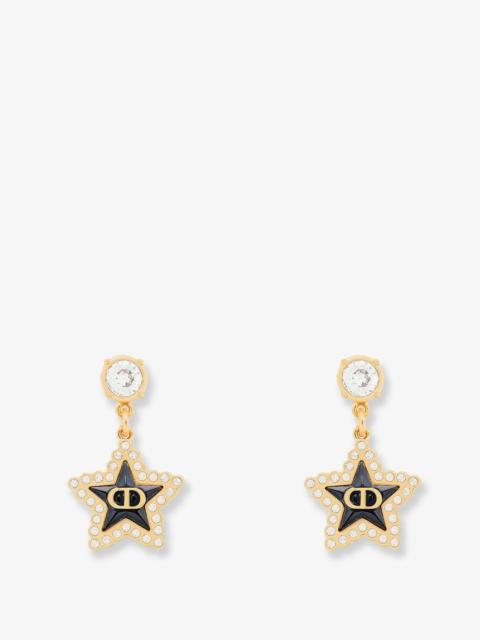 Dior Dior Brass Earrings With Gold Finishes