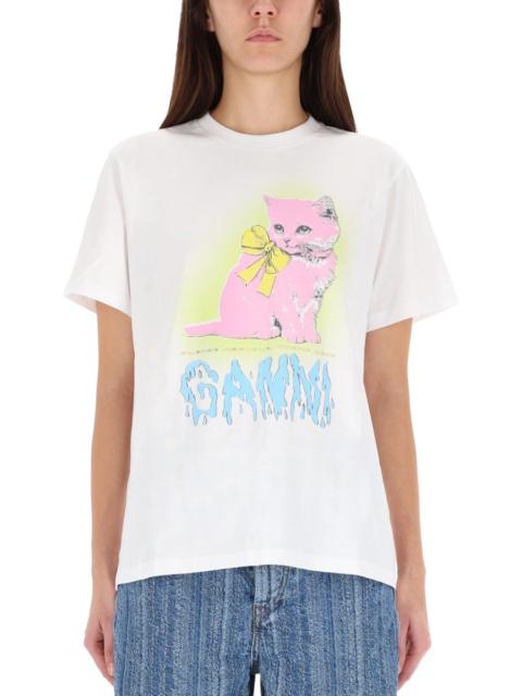 GANNI Ganni Women T-Shirt "Kitty"