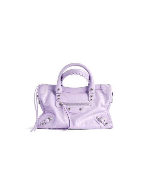 BALENCIAGA Women's Le City Small Bag in Light Purple