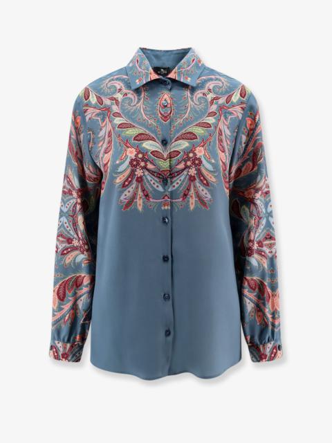 Etro Etro Women Paisley Print Silk Shirt