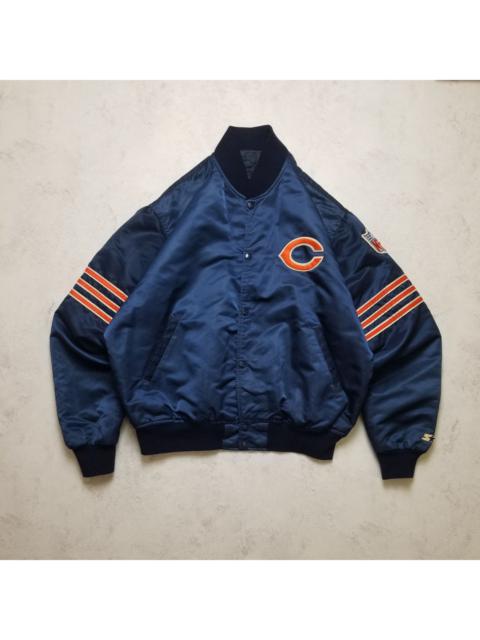 Other Designers VTG 80s Starter Chicago Bears Satin Bomber Jacket Pro Line