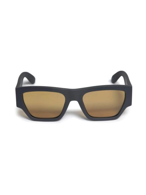 Alexander McQueen ANGLED RECTANGLE-FRAME SUNGLASSES