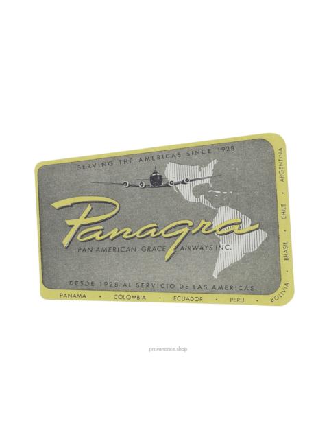 Louis Vuitton Airline Label Postcard Sticker- PANAGRA