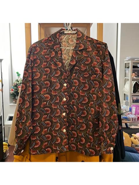 Other Designers Vintage Long Sleeve Shirt / Blouse with Heart Shape Button
