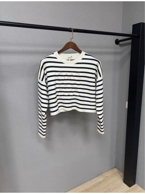 Loewe Loewe Stripe Wool Blend Anagram Sweater