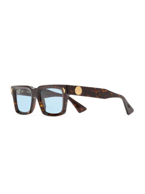 PALACE PALACE CUTLER AND GROSS MERCURY SQUARE SUNGLASSES HAVANA