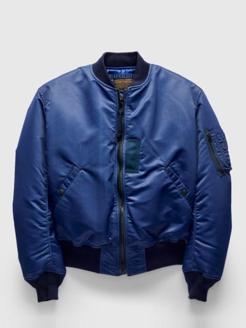 Studio D'Artisan MA-1 Flight Jacket in Indigo