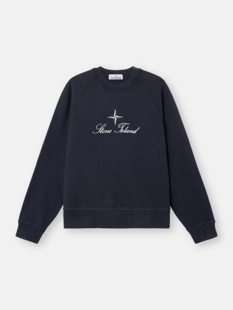 Stone Island 6100073 BRUSHED ORGANIC COTTON FLEECE