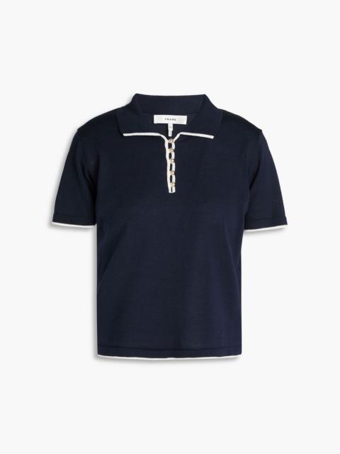 FRAME Cotton polo shirt