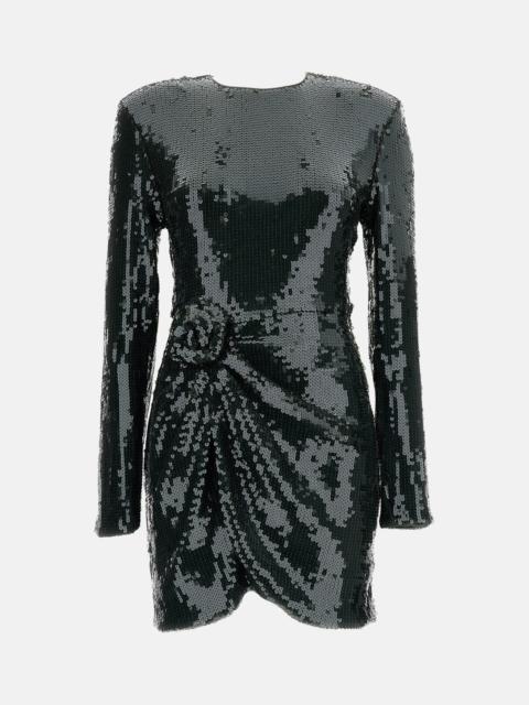 ROTATE Rotate Women Sequins Ls Mini Dress