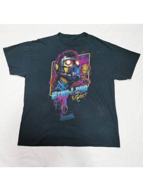 Vintage - Guadians Of The Galaxy Movie Star Lord and Groot T-Shirt