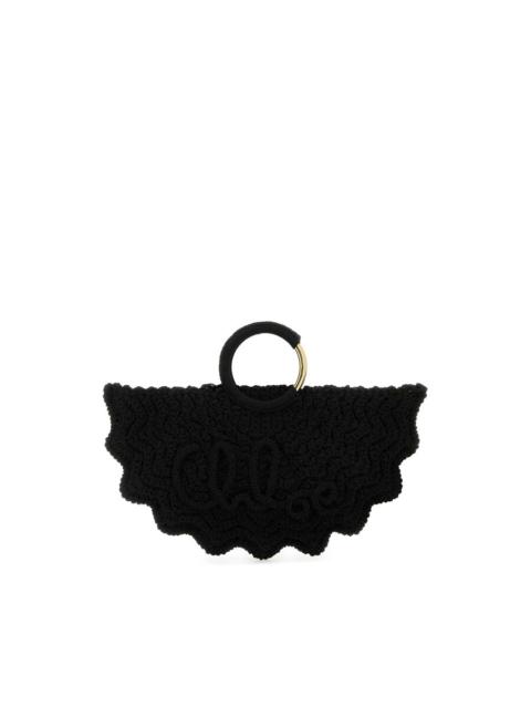 Chloé Chloé Black Fabric Small Bracelet Paravent Handbag