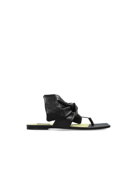 Givenchy GIVENCHY Boudoir Black Thong Sandals New & Authentic (Women'