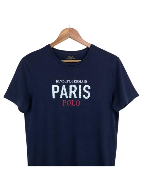 Ralph Lauren Polo Ralph Lauren Paris Blvd Saint Germain Blue Graphic T-Shirt Men S Peru