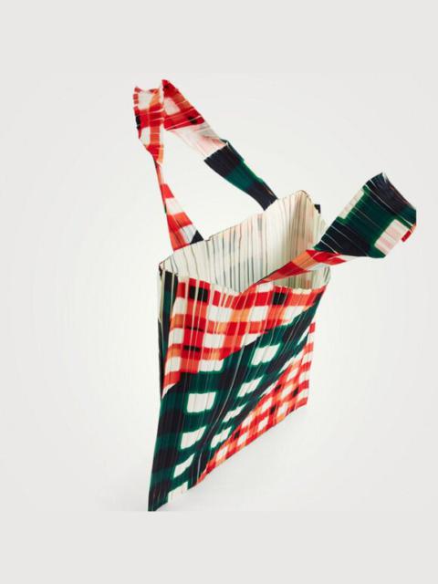 ISSEY MIYAKE BNWT AW21 ISSEY MIYAKE PLEATS PLEASE TREK TOTE BAG GREEN