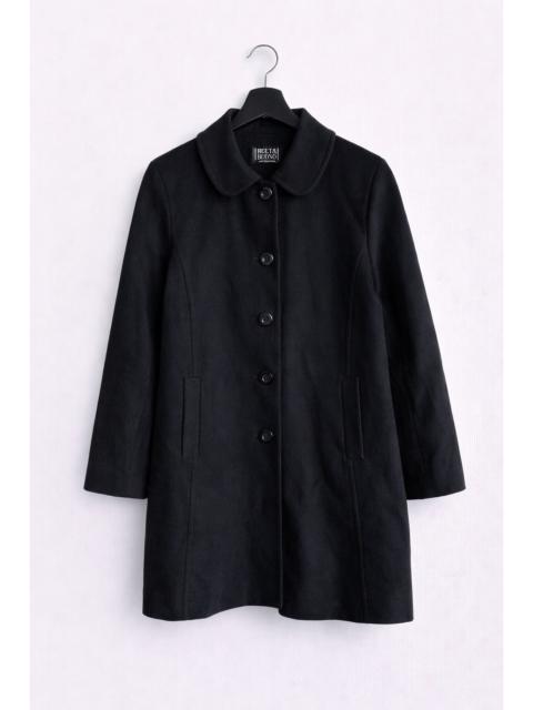 Other Designers Japanese Brand - Vintage Belta Buono Black Cashmere Long Coat – Made in Japan