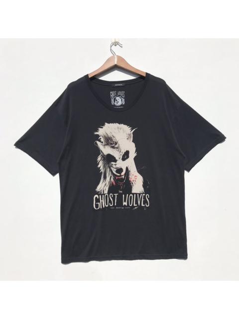 🔥Distressed🔥Hysteric Glamour X The Ghost Wolves 2018 Shirt