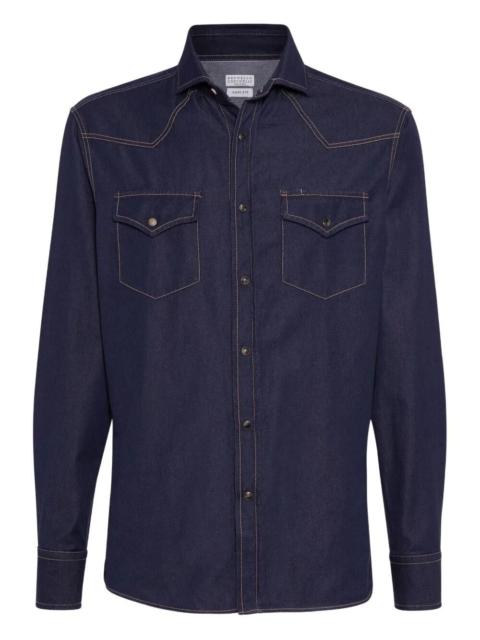 Brunello Cucinelli Brunello Cucinelli Men Denim Shirt