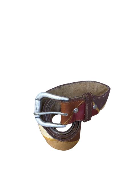 Other Designers Buckle - Vintage Patchwork Cowboy Style Fashion Buckle Belts