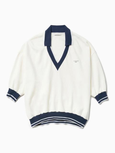1989 STUDIO - 1989 STUDIO JP V-neck sweatshirt white
