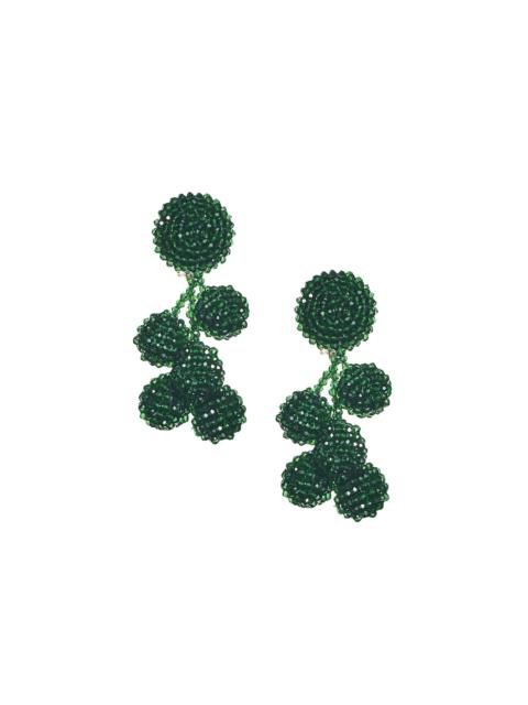 SACHIN & BABI MINI COCONUTS EARRINGS - EMERALD