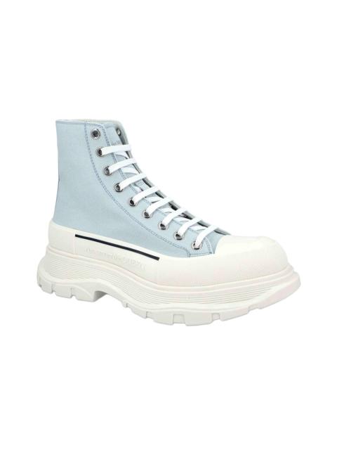 Alexander McQueen Alexander McQueen Men's Canvas Tread Slick Boot (Authentic Pre-Loved)