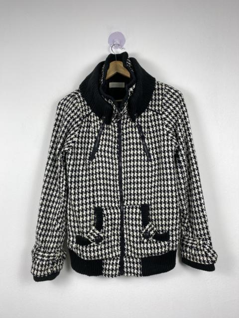 Other Designers Japanese Brand - Vintage Cinema Club Fabric Checkered Wool Jacket J1208